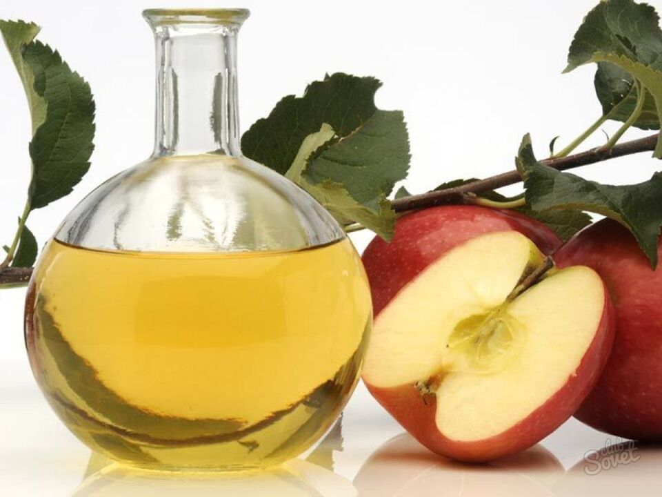 Varisli damarlar için elma sirkesi